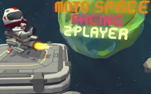 Moto Space Racing 2 Player